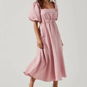 ASTR the label Angeles linen blend Dress